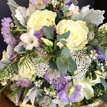 Flowers By the River - Close up of bridal bouquet. - Florists Near Me - Califon, New Jersey