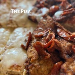 Lunch Sandwich Shop - The Pisa - Our Chicken Parm Sandwich with Roasted Tomatoes, Mozzarella Cheese on Fresh Baked Schiacciata Bread