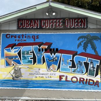 Cuban Coffee Queen Waterfront - Perfect photo spot - Coffee & Tea Near Me - Key West, Florida
