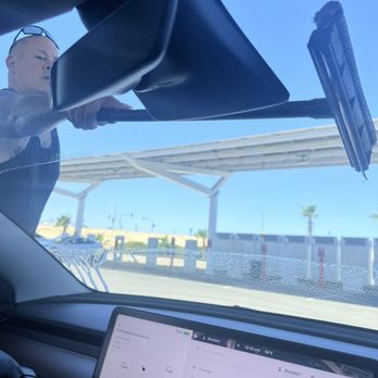 Tesla Supercharger - Love love love the window washing equipment! - EV Charging Stations Near Me - Coalinga, California Tesla Supercharger - Love love love the window washing equipment! - EV Charging Stations Near Me - Coalinga, California