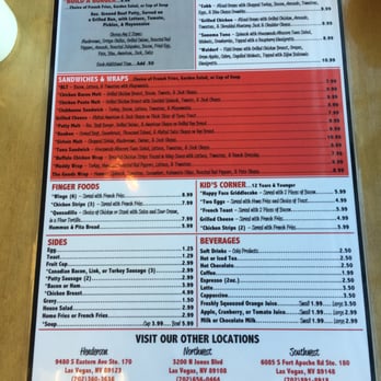 Griddlecakes - Menu 2 - American Near Me - Las Vegas, Nevada