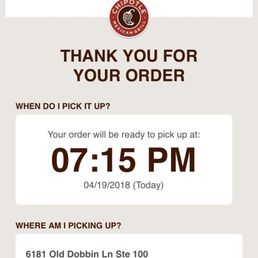 Mobile app order Mobile app order