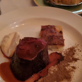 Cuisine - Filet made sous vide style. It had a celery root puree to die for and a mushroom dust. Also for A Bronx tale. - French Near Me - Detroit, Michigan Cuisine - Filet made sous vide style. It had a celery root puree to die for and a mushroom dust. Also for A Bronx tale. - French Near Me - Detroit, Michigan