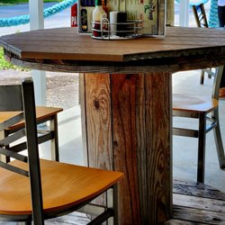 The Nauti Oar - Sept 2022: A front patio table-- one of four
