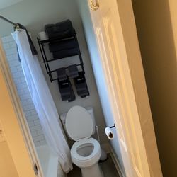 Coastal Suites Resort - Small bathroom.
