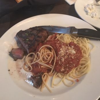 Mabella - 8oz steak and side of spaghetti - Italian Near Me - Columbus, Georgia