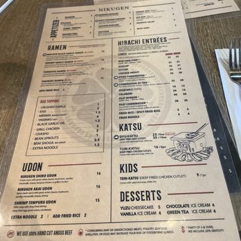 Nikugen Steak & Ramen - Menu - Japanese Near Me - Frisco, Texas Nikugen Steak & Ramen - Menu - Japanese Near Me - Frisco, Texas
