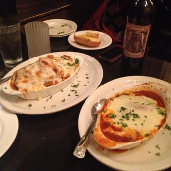 Two Guys From Italy - Eggplant dish on left, meat lasagna on right - Pizza Near Me - Glendale, California Two Guys From Italy - Eggplant dish on left, meat lasagna on right - Pizza Near Me - Glendale, California