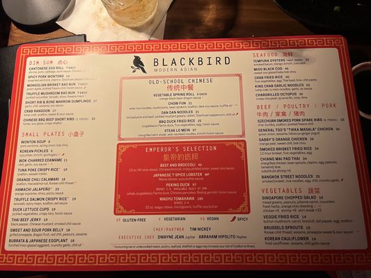 Menu photo 8 Blackbird Modern Asian Naples, FL Menu photo 8 Blackbird Modern Asian Naples, FL
