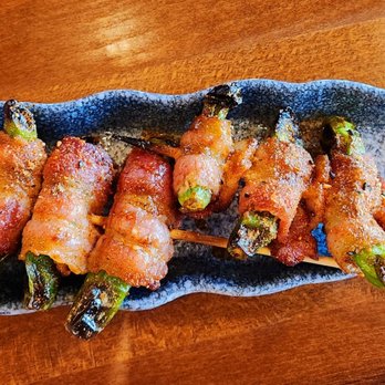 Koi Ramen & Sushi - Shishito peppers wrapped in bacon ... a yakitori appetizer - Ramen Near Me - Grand Junction, Colorado
