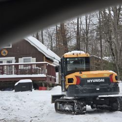 Morrison Construction LLC - Literally working a street away from me and parking their equipment on my property.  So shady!