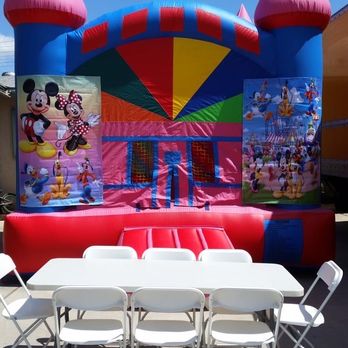 Sammy’s Jumpers - Pink Jumper Tables and chairs for rent - Party Equipment Rentals Near Me Sammy’s Jumpers - Pink Jumper Tables and chairs for rent - Party Equipment Rentals Near Me