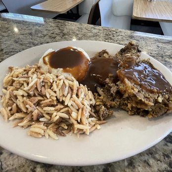 Mark's Deli - Meat loaf! Served with a choice of 2 sides. Pictured is are our mashed with gravy and orzo! - Diners Near Me - Haverhill, Massachusetts Mark's Deli - Meat loaf! Served with a choice of 2 sides. Pictured is are our mashed with gravy and orzo! - Diners Near Me - Haverhill, Massachusetts