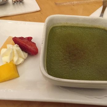 Prince Tea House - Alas, this Green Tea Crème Brûlée did not fulfill its Custardial obligations. - Desserts Near Me - Brooklyn, New York