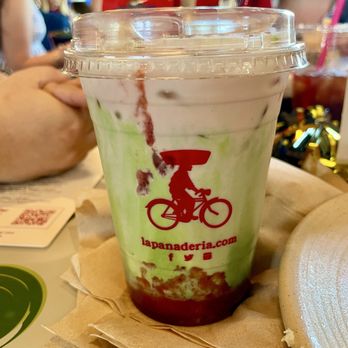 La Panaderia Bakery Cafe - Matcha strawberry - Bakeries Near Me - San Antonio, Texas