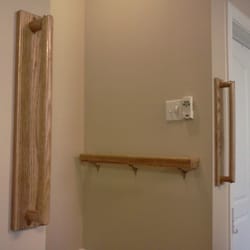 Raleigh Grab Bars - Custom wood handrails