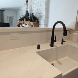 Olympia Marble & Granite - ethereal glow quartz countertops