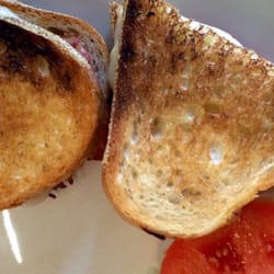 424 Walnut - Capicolla sandwich, usually comes cold but we asked for grilled.