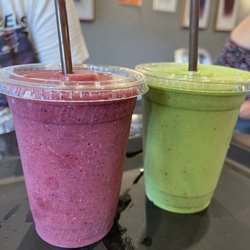 Live Juice - Island Breeze and Key Lime smoothie