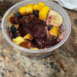 a bowl of fruit and yogurt a bowl of fruit and yogurt