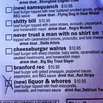 Captain Mike's - Some menu selections - Burgers Near Me - Kenosha, Wisconsin