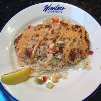 Winston's Grille - Enjoying the crab cakes along with thoughts of desert!!!! - American Near Me - Raleigh, North Carolina Winston's Grille - Enjoying the crab cakes along with thoughts of desert!!!! - American Near Me - Raleigh, North Carolina