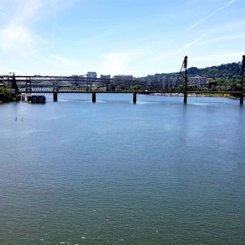 Morrison Bridge Bike/Ped Path - View south - Active Life Near Me - Portland, Oregon