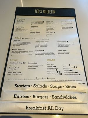 Menu photo 1 Ted's Bulletin One Loudoun Ashburn, VA Menu photo 1 Ted's Bulletin One Loudoun Ashburn, VA