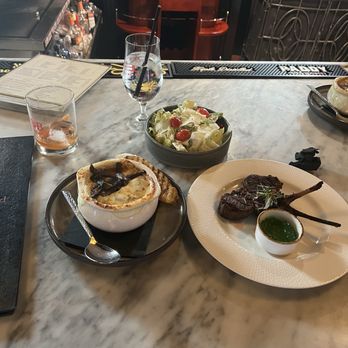 Bourbon Boulevard - French Onion soup, Lamb Lollipop, and Caesar Salad - Steakhouses Near Me - Chantilly, Virginia Bourbon Boulevard - French Onion soup, Lamb Lollipop, and Caesar Salad - Steakhouses Near Me - Chantilly, Virginia