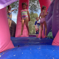 All Summer Long - Princess carriage bounce house/water slide combo