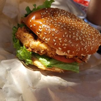 Acme Burger - Buttermilk fried chicken sandwich- so crispy and good! - Burgers Near Me - Cotati, California Acme Burger - Buttermilk fried chicken sandwich- so crispy and good! - Burgers Near Me - Cotati, California