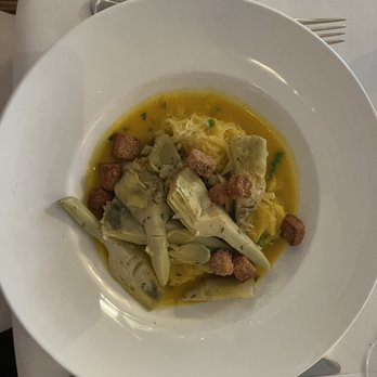 221 South Oak - Artichoke with asparagus, spaghetti squash, and croutons - New American Near Me - Telluride, Colorado 221 South Oak - Artichoke with asparagus, spaghetti squash, and croutons - New American Near Me - Telluride, Colorado