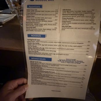 SEA Noodle Bar - Menu - Thai Near Me - Santa Rosa, California