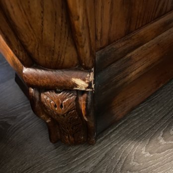 Pete's Moving Services - very expensive dresser wit a chunk taken out - Movers Near Me - Salida, California