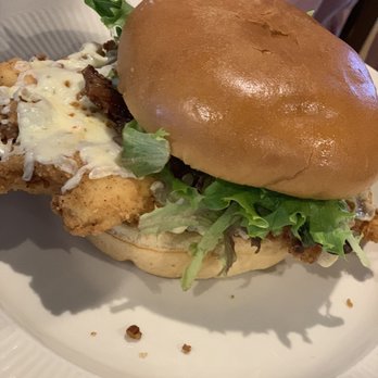 Crazy Pig Southern Kitchen - Kickin chicken sandwich. Hats off. Delish! - American Near Me - Mandeville, Louisiana Crazy Pig Southern Kitchen - Kickin chicken sandwich. Hats off. Delish! - American Near Me - Mandeville, Louisiana