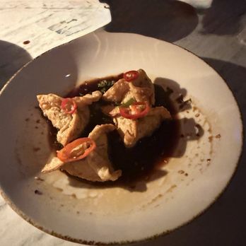 Blackbird Modern Asian - Bone marrow and Brisket dumplings. Sauce is great - Chinese Near Me - Naples, Florida Blackbird Modern Asian - Bone marrow and Brisket dumplings. Sauce is great - Chinese Near Me - Naples, Florida