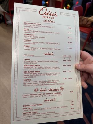 Menu photo 7 Odie's Pizza Oceanside, CA