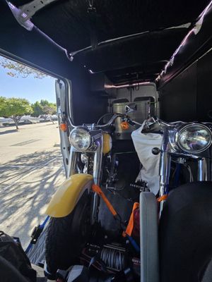 🏍️ Enclosed Transport - Your motorcycle deserves the best protection. Our fully enclosed transport ensures your bike is shielded from weather, road debris, and prying eyes during every mile of the journey. Call us today! 🏍️ Enclosed Transport - Your motorcycle deserves the best protection. Our fully enclosed transport ensures your bike is shielded from weather, road debris, and prying eyes during every mile of the journey. Call us today!