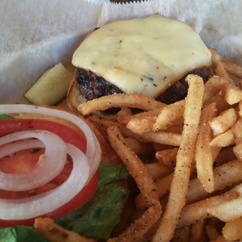 HopCat - Smoked gouda burger with fries. Dry. - American Near Me - Grand Rapids, Michigan HopCat - Smoked gouda burger with fries. Dry. - American Near Me - Grand Rapids, Michigan