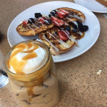 Another Broken Egg Cafe - Spiked Salted Caramel Cold Brew - American Near Me - Raleigh, North Carolina Another Broken Egg Cafe - Spiked Salted Caramel Cold Brew - American Near Me - Raleigh, North Carolina