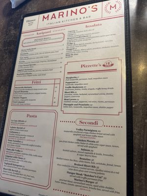 Menu photo 5 Marino’s Italian Kitchen and Bar Phoenix, AZ Menu photo 5 Marino’s Italian Kitchen and Bar Phoenix, AZ