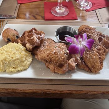 The Raintree Restaurant - Chicken and waffles - American Near Me - Saint Augustine, Florida