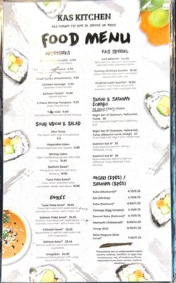 Menu photo 4 KAS Seattle, WA