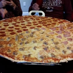 Big Ry's Pizzeria - 30 inch pizza. You can split your toppings 4 ways!