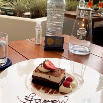 Noe - Surprise dessert the waiter brought out - Italian Near Me - Kapolei, Hawaii Noe - Surprise dessert the waiter brought out - Italian Near Me - Kapolei, Hawaii