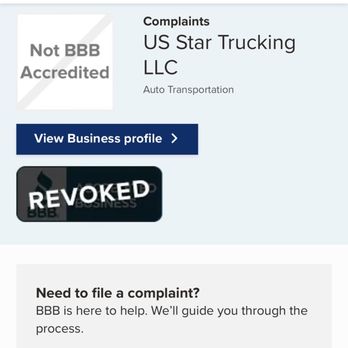 US Star Trucking - License REVOKED!! - Vehicle Shipping Near Me - Knoxville, Tennessee US Star Trucking - License REVOKED!! - Vehicle Shipping Near Me - Knoxville, Tennessee