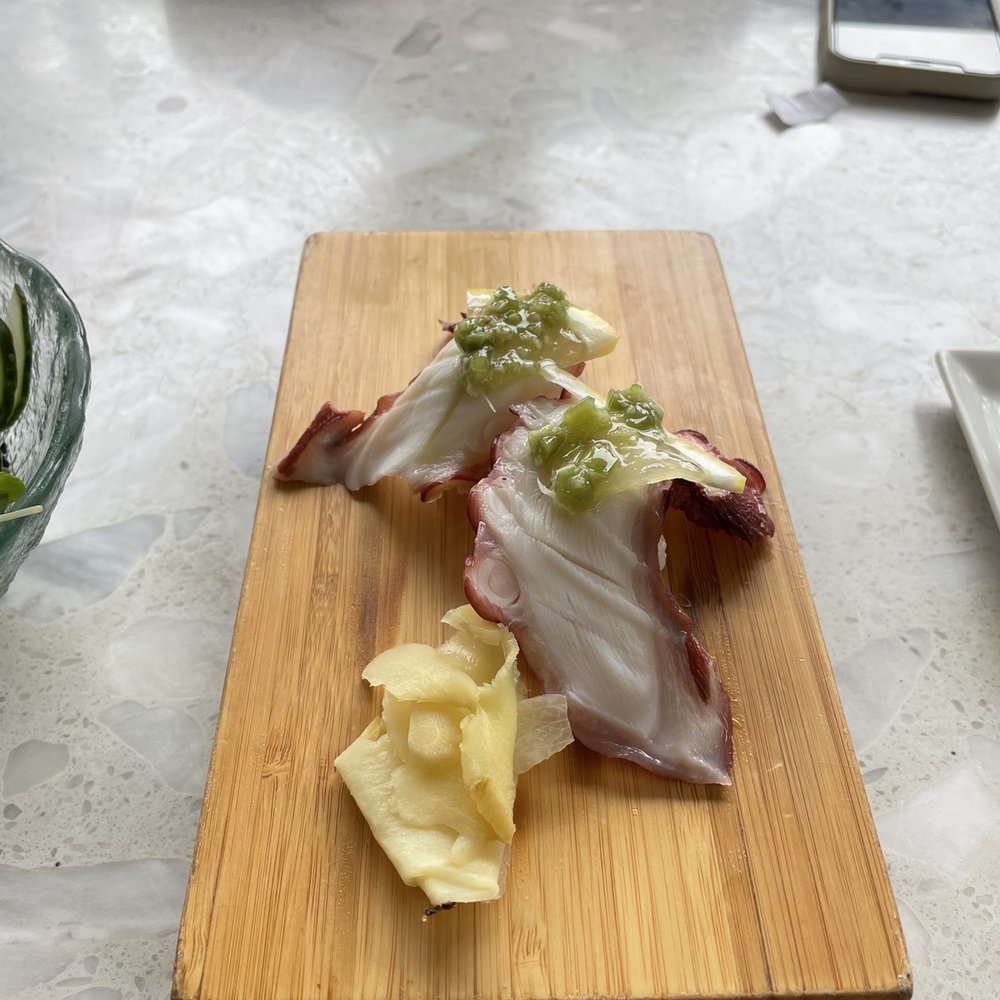 Amici Sushi - Tako nigiri - Sushi Bars Near Me - Lathrop, California Amici Sushi - Tako nigiri - Sushi Bars Near Me - Lathrop, California