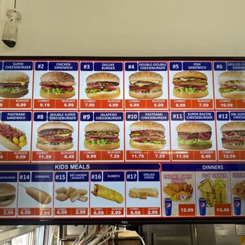 Adam's Drive-In - Menu board 1 - Fast Food Near Me - Hanford, California Adam's Drive-In - Menu board 1 - Fast Food Near Me - Hanford, California
