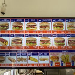 Adam's Drive-In - Menu board 1