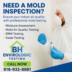 BH EnviroLogic Testing - NEED A MOLD INSPECTION?
Ensure your indoor air quality with professional mold testing
Moisture Assessment
* Mold Air Quality Testing